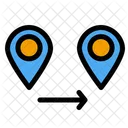Location Distance  Icon