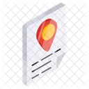 Location Document Location Paper Location Page Icon