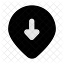 Location Dowload  Icon