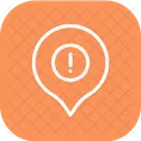 Map Pin Error Pointer Sign Icon