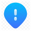 Location Exclamation Mark Icon