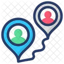 Geolocation Location Finding Location Pointers Icon