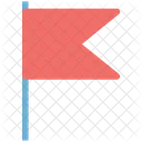 Location Flag Triangular Icon