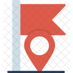 Location Flag  Icon