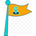 Location Flag  Icon