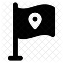 Location Flag  Icon