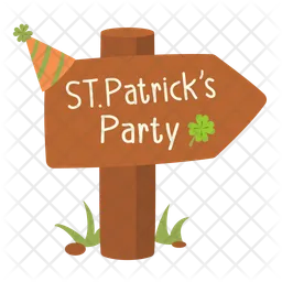 Location for St. Patrick party  Icon