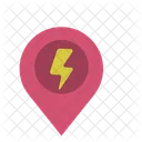 Location Elecric Electricity Icon