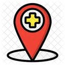 Location Healthcare And Medical Hospital Icon