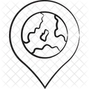 Map Pin Navigation Icon