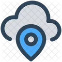 Cloud Computing Location Icon