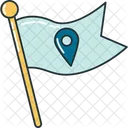 Location Flag Business Icon