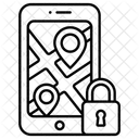 Lock Navigation Location Icon