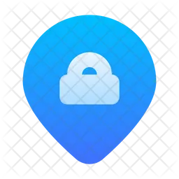 Location Locked  Icon