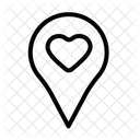 Location Love Icon
