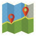 Location Map World Paper Map World Map Icon
