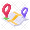 Route Map Roadmap Location Map Icon
