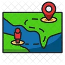 Location Map Map Destination Icon