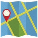 Location Map With Pin Icon