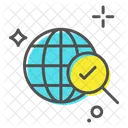 Location Marked Location Find Magnifier Icon