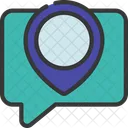 Location Message Location Messaging Icon