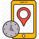 位置、距離、GPS、ナビゲーション アイコン