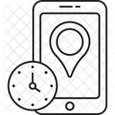 位置、距離、GPS、ナビゲーション アイコン