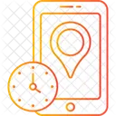位置、距離、GPS、ナビゲーション アイコン