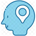 Location Brain Think Icon