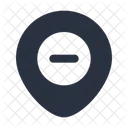 Location Minus  Icon