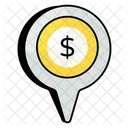 Location Money  Icon