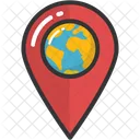 Location Pointer Global Icon