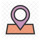 Marked Location Pin Icon