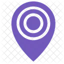 Location Pin Target Icon