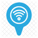 Location Pin Placeholder Wifi Icon