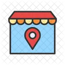 Location Pin Distance Route Icon