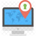 Location Pin Secure Icon