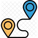 Location Pins Location Pointers Road Map Icon