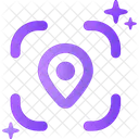 Pin Framed Pin Location Icon