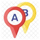 Location Pointers Internet Location Location Pins Icon