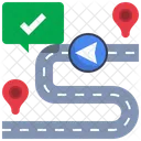 Location Route Road Route Route Icon