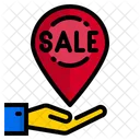 Location Sale  Icon