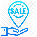 Location Sale Sale Discount Icon