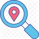 Navigational Search Location Search Location Analysis Icon