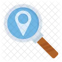 Location Magnifier Search Icon