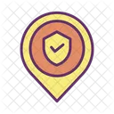 Msecurity Map Location Security Location Protection Icon