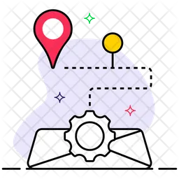 Location Setting  Icon