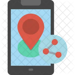 Location Share Logo Icon