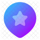 Location Star  Icon