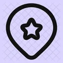 Location Star Star Location Star Locations Icon